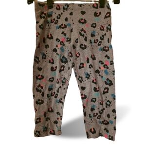 SO Perfect Legging Girls Girls Size 10 Grey Colorful Heart Animal Print
